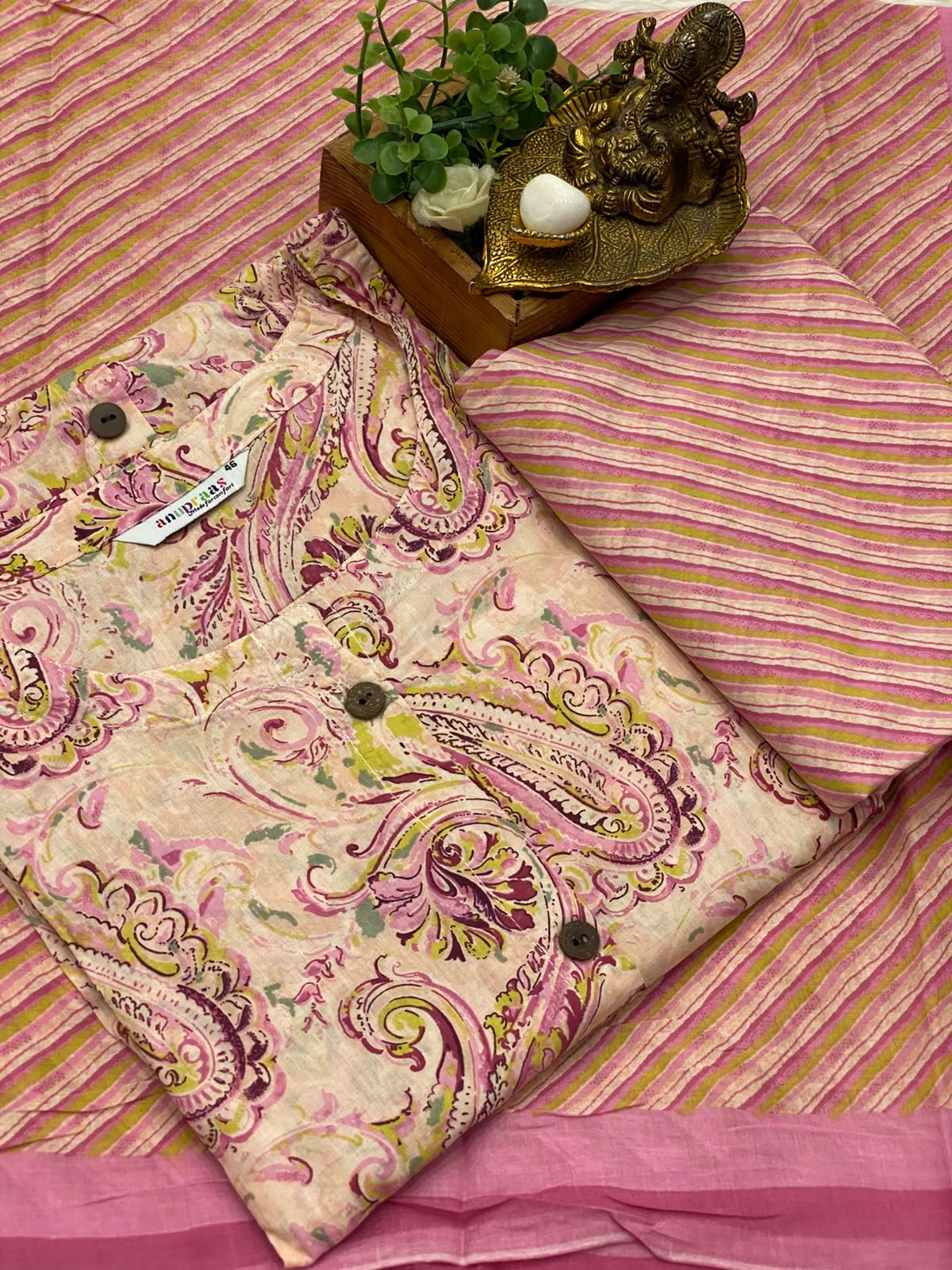 Cotton 3 pc Suits