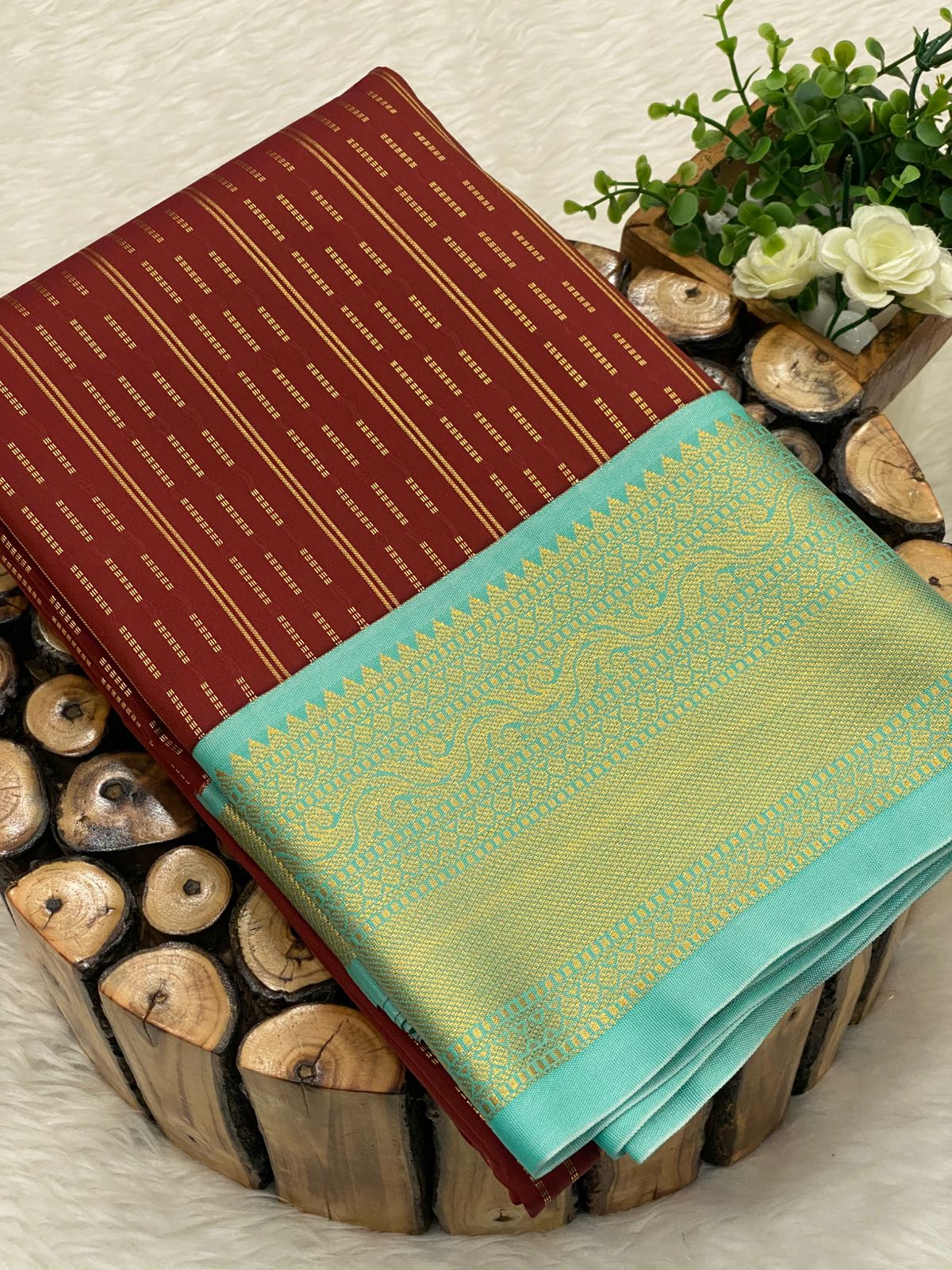 Premium Kanchi Korvai Border Saree-vol1