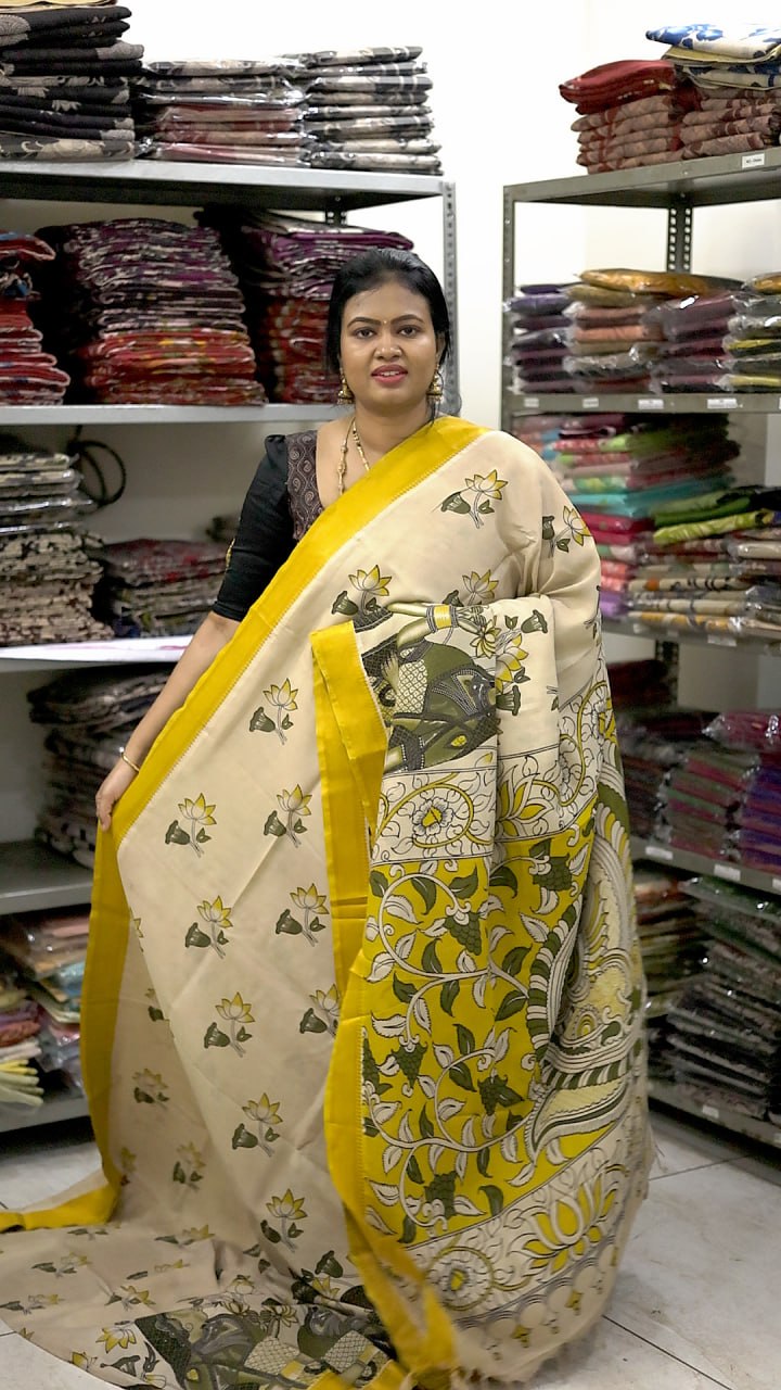 Chennuri Silk Kalamkari Saree