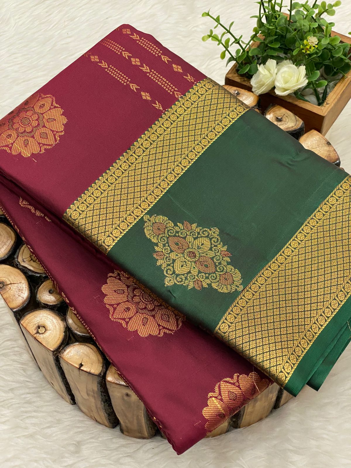 Semi Silk Udal Butta Sarees - vol5