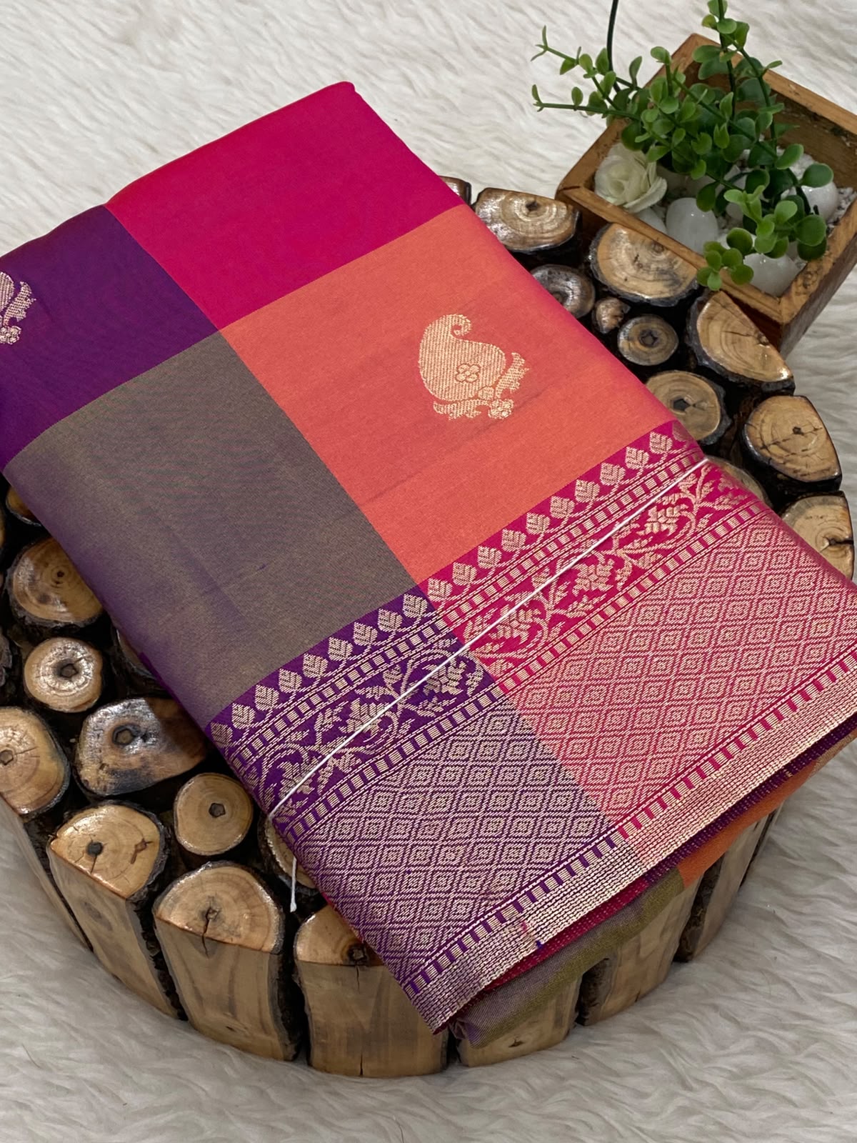 Paalum Pazhamum Katan Bridal Saree