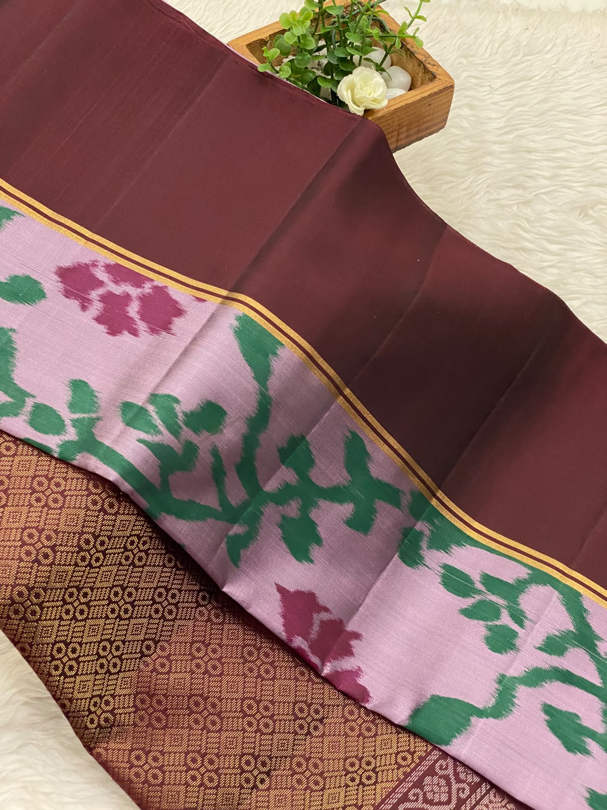 Pure Mix Pochampally Saree