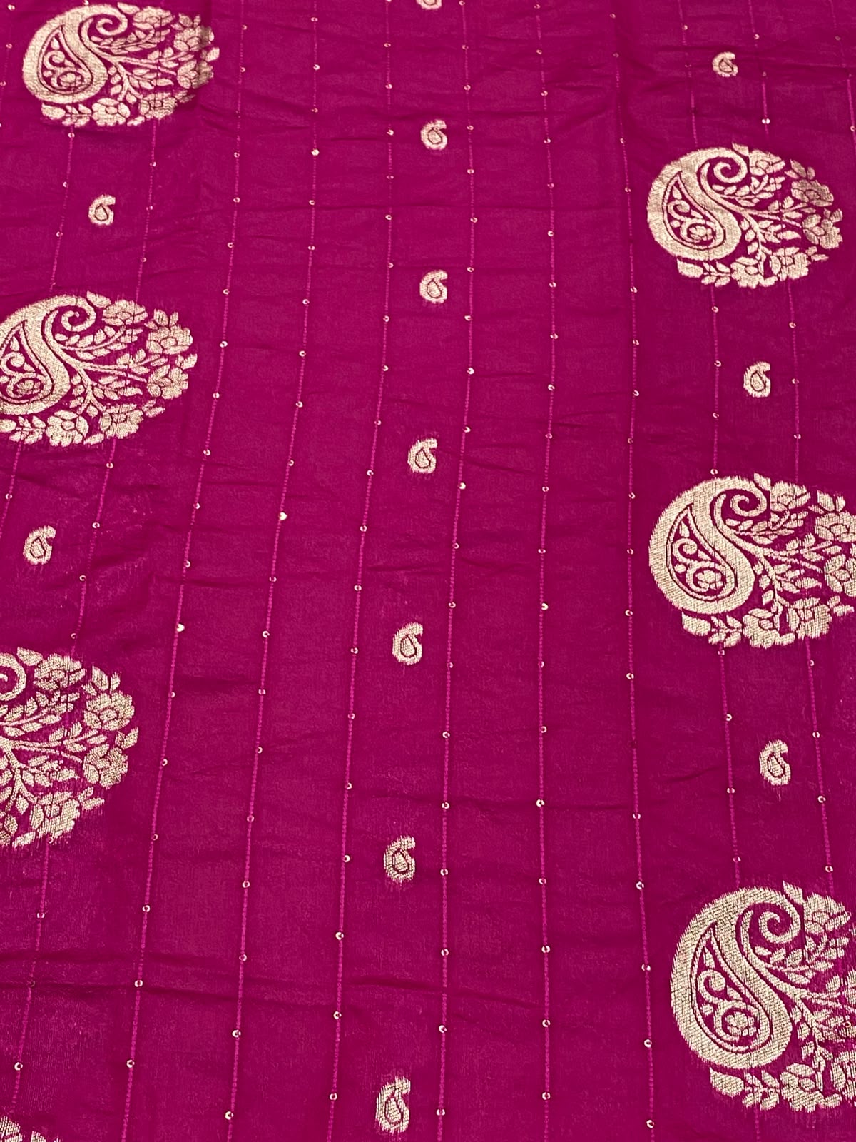 Banarasi Sequence Blouse Metrial