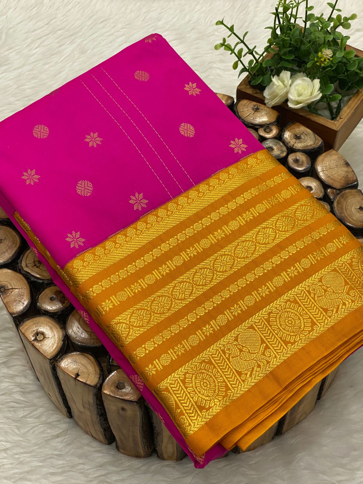 Premium Kanchi Korvai Border Saree-vol1
