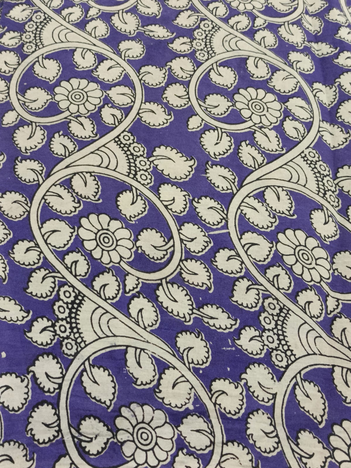 Kalamkari Cotton Printed 1 mtr cut Blouse
