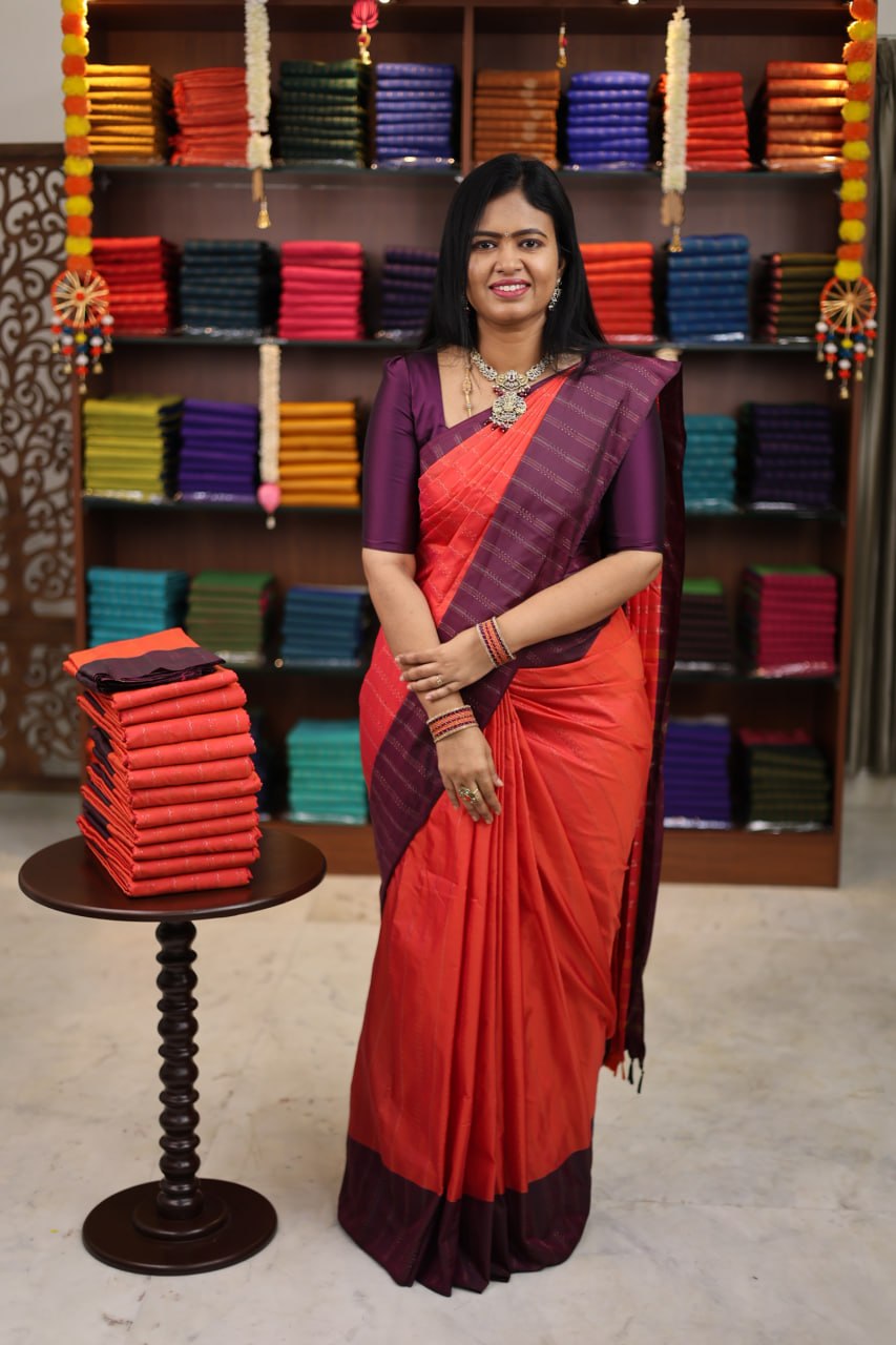 Arani Vairaooshi Soft Silk Saree