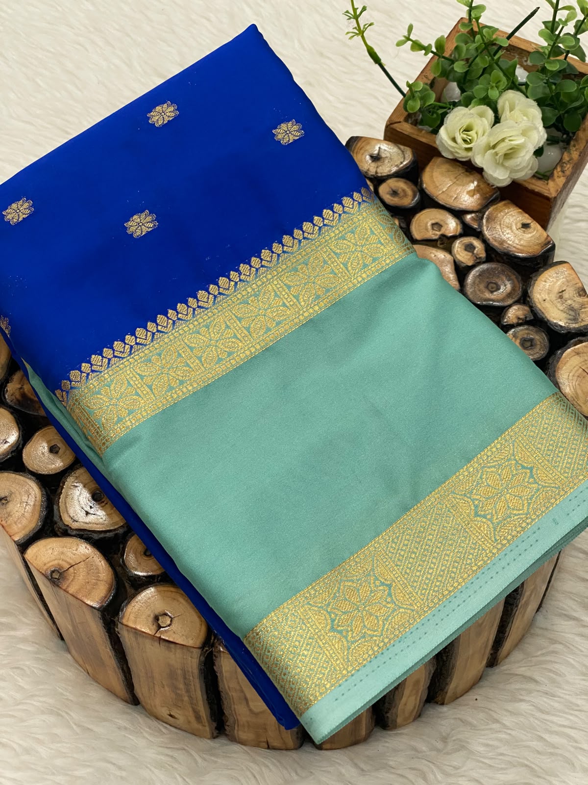 Premium Mysore Crepe Silk Sarees