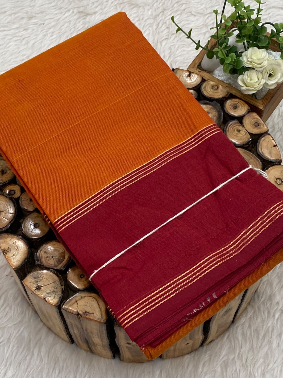 Chettinadu Cotton Saree W/B-Vol3