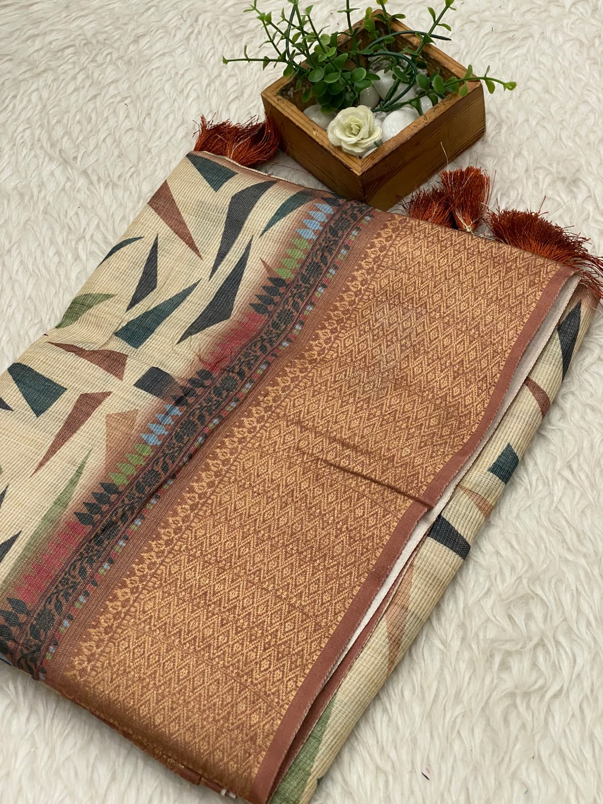 Kota Net Digital Print Saree