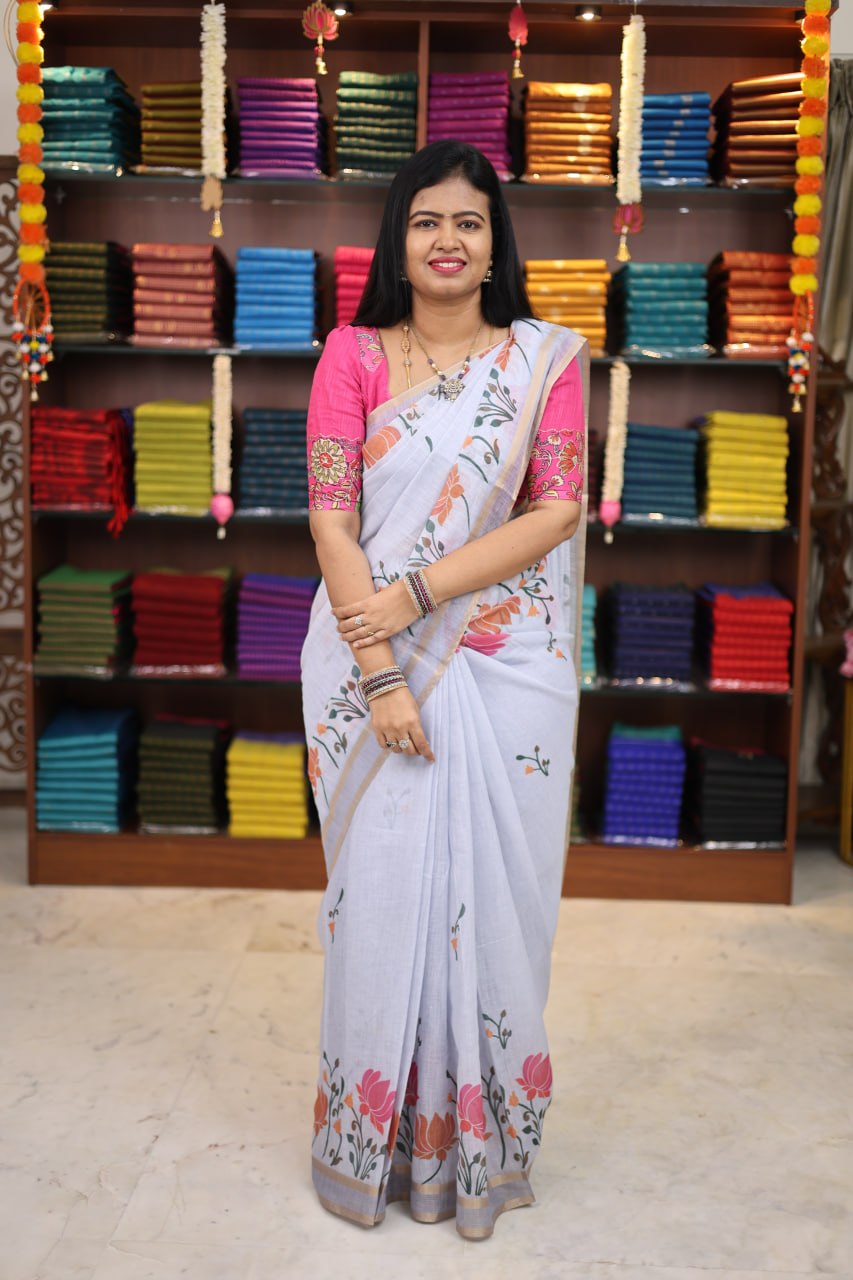 Linen Cotton Saree-Vol1