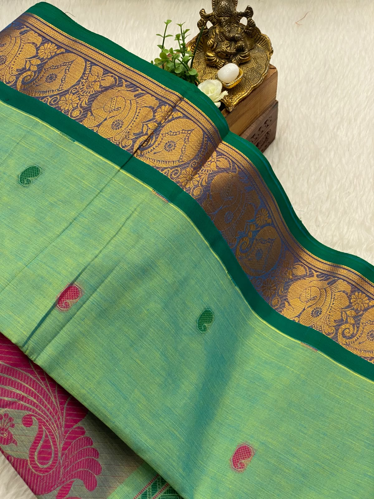 Kanchi Cotton Saree