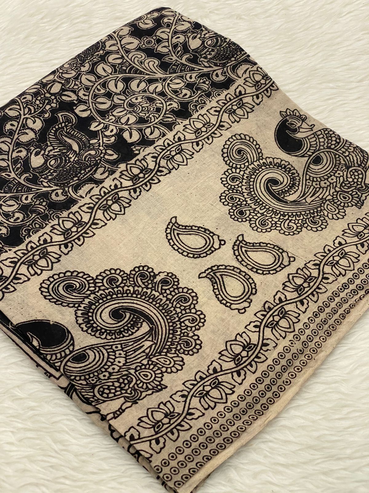 60s Count Premium Kalamkari Cotton Sarees