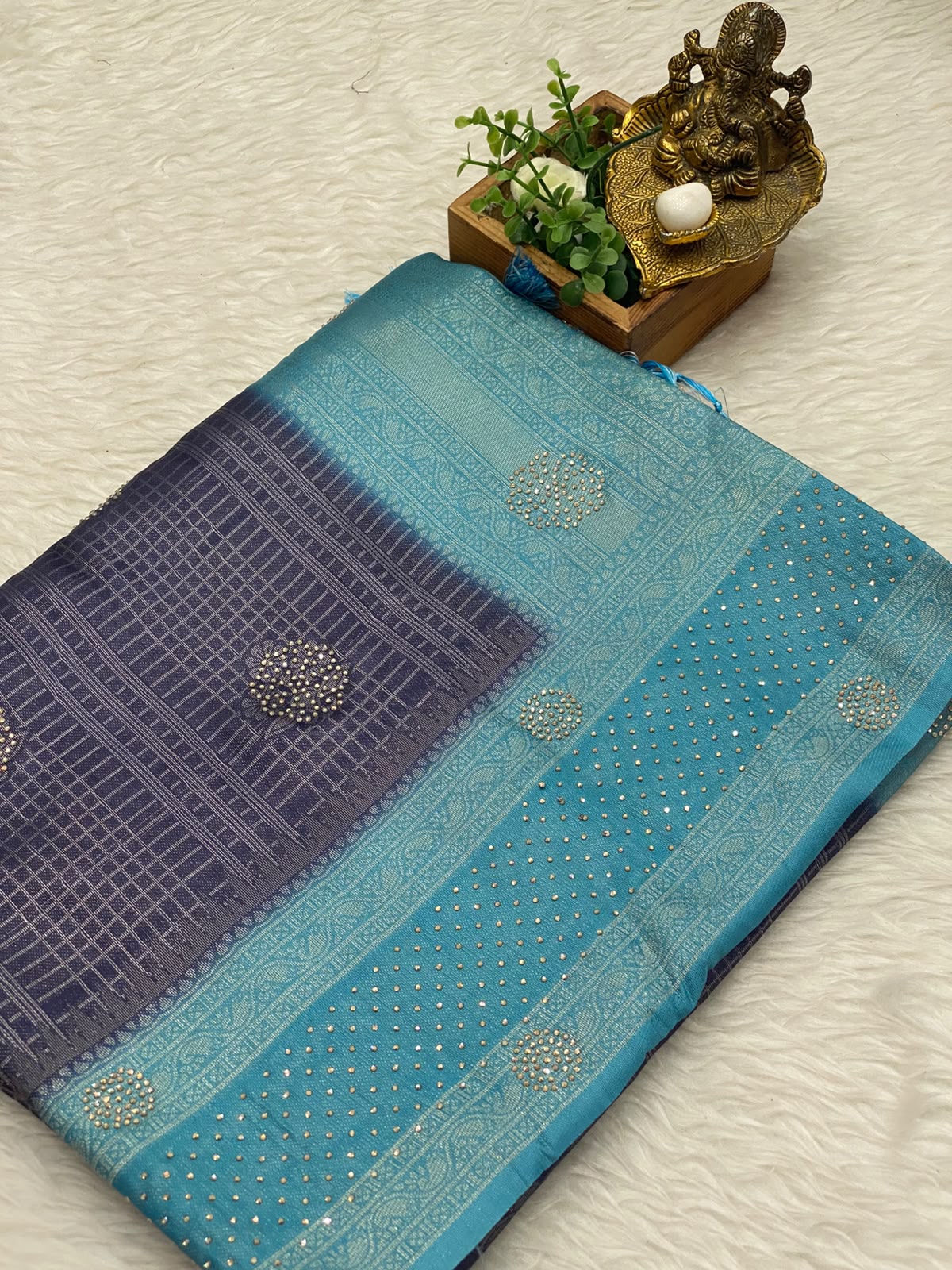 Softy With Stone Work Sarees