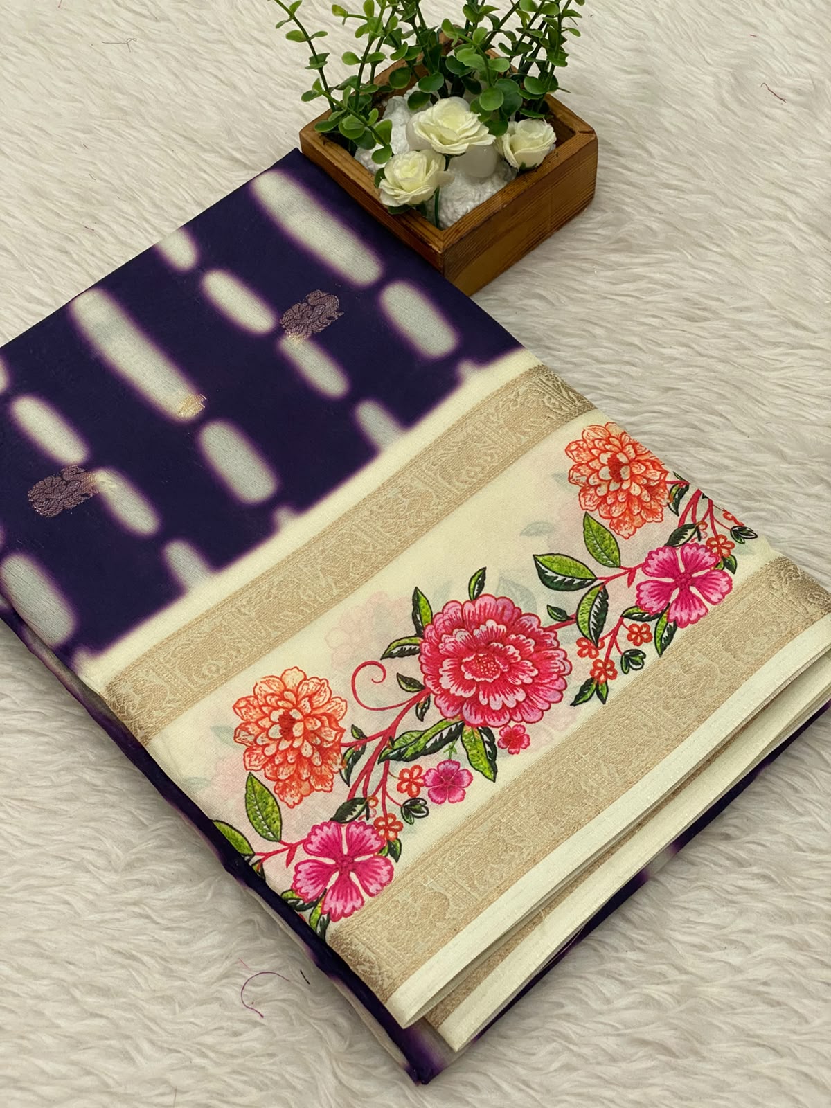 Shibori Silk Sarees
