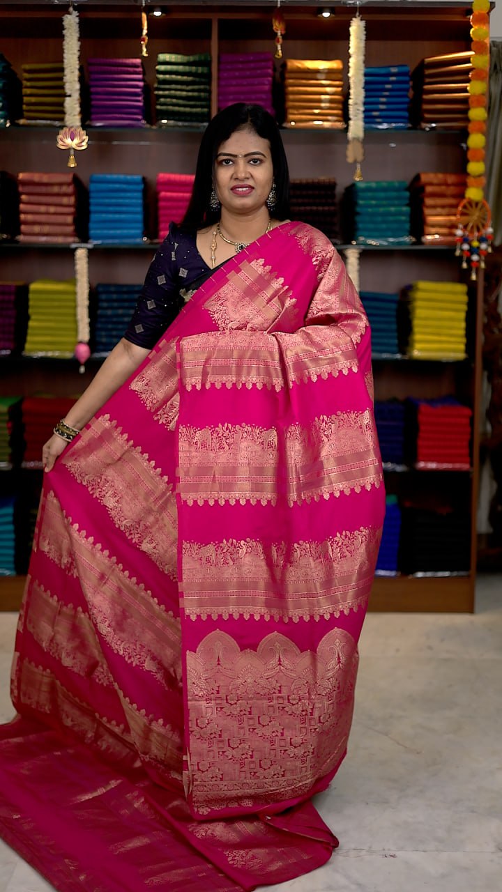 Viscose Crepe Silk Saree- Vol1