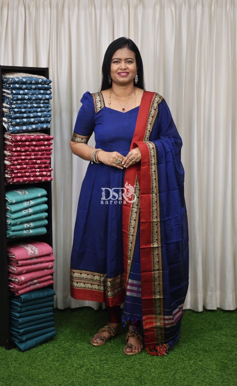 Narayanpet Anarkali Unstitched Salwar Sets