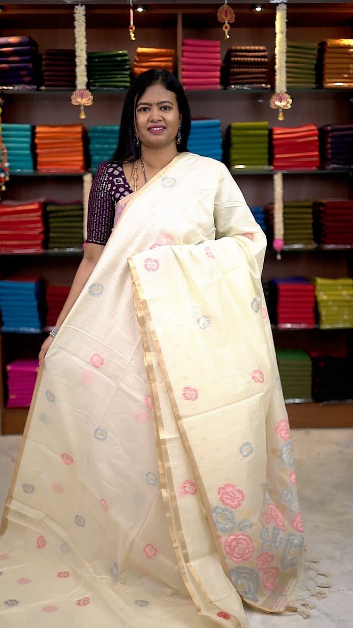 Mul Chanderi Saree