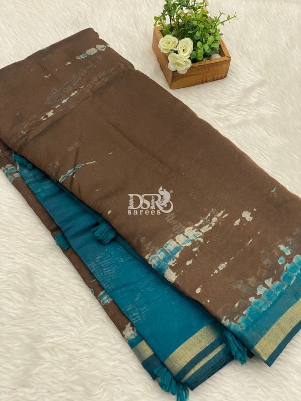 Chanderi Sico Sarees