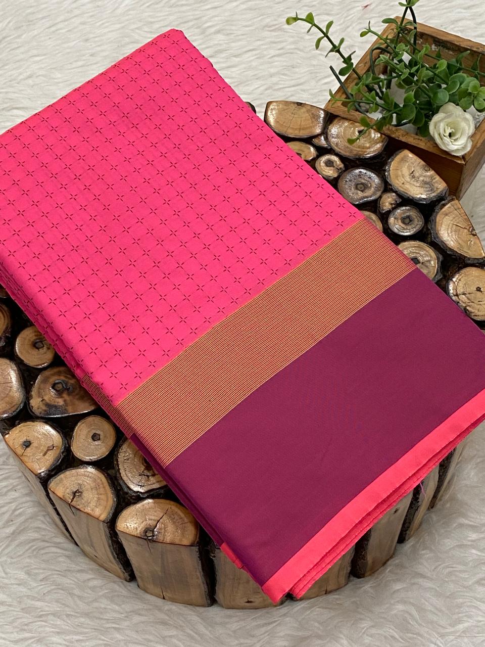 Arani Pooja Dots Saree