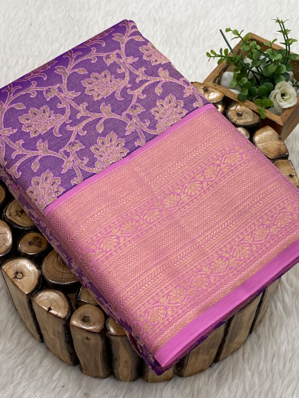 Pure Mix Brocade Bridal Saree