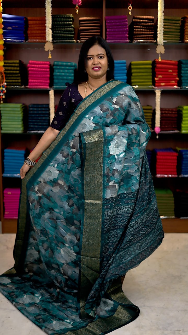 Crushed Dola Sarees