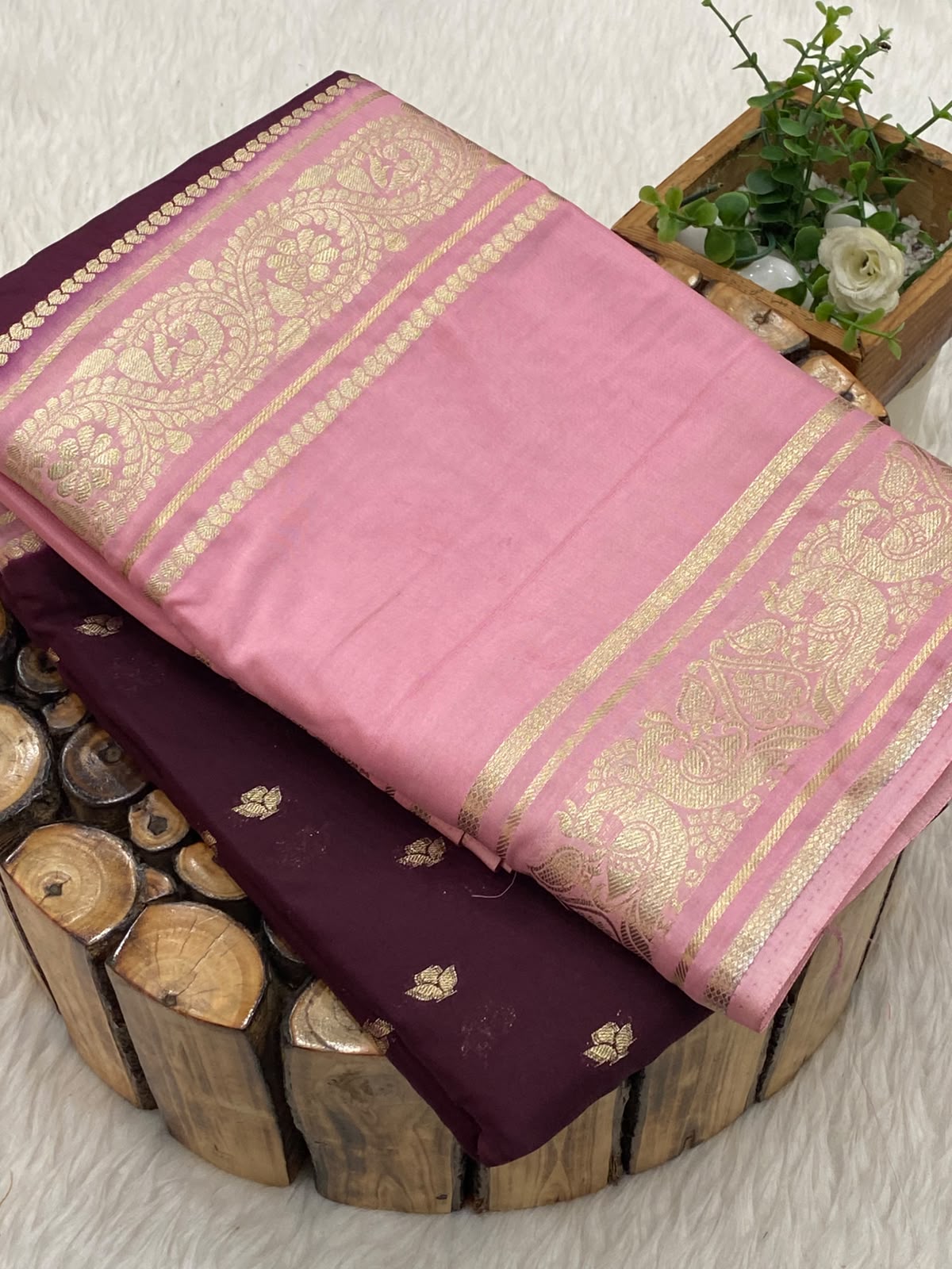 Premium Mysore Crepe Silk Sarees -VOL2