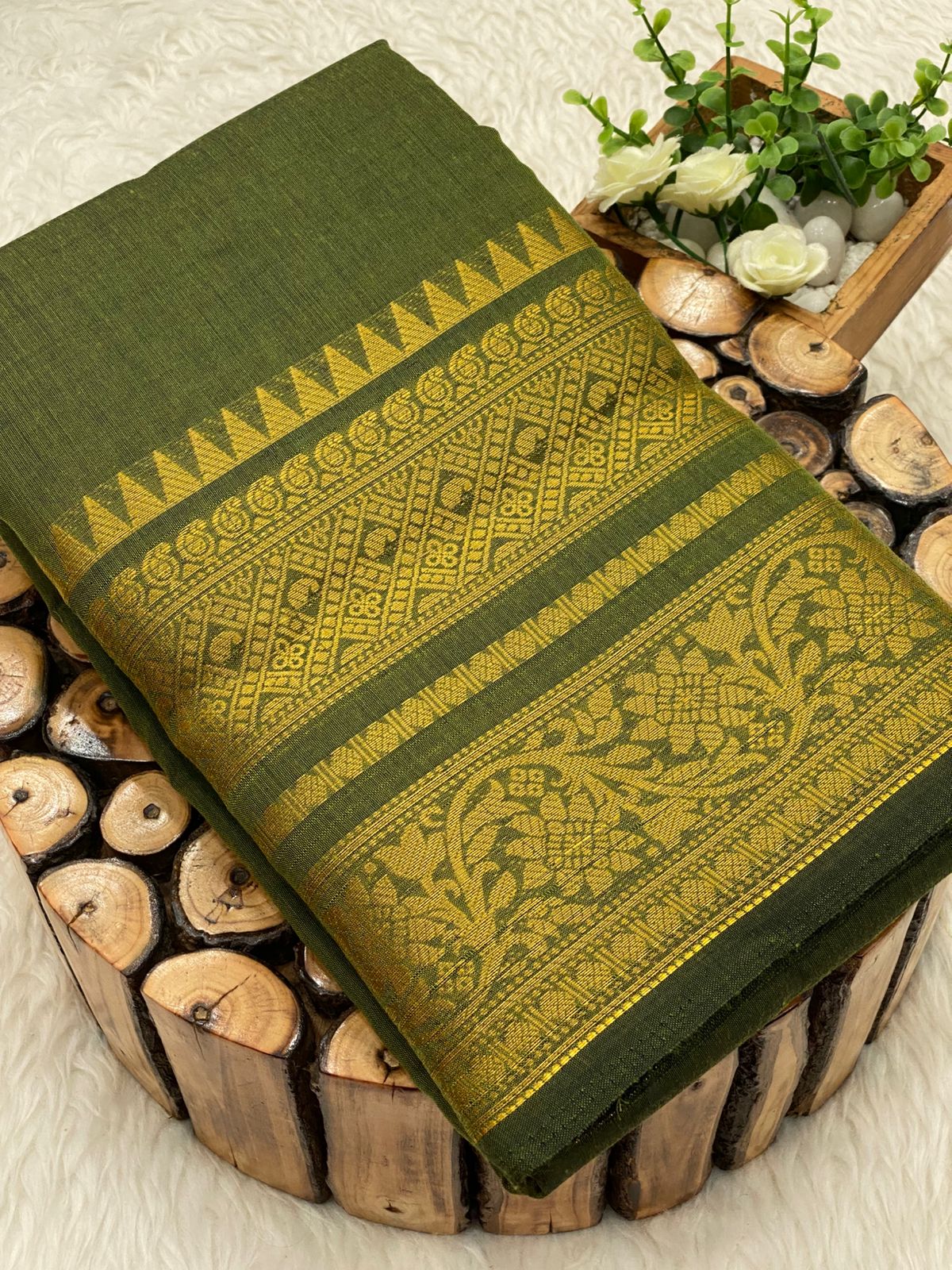 Poly Cotton Saree