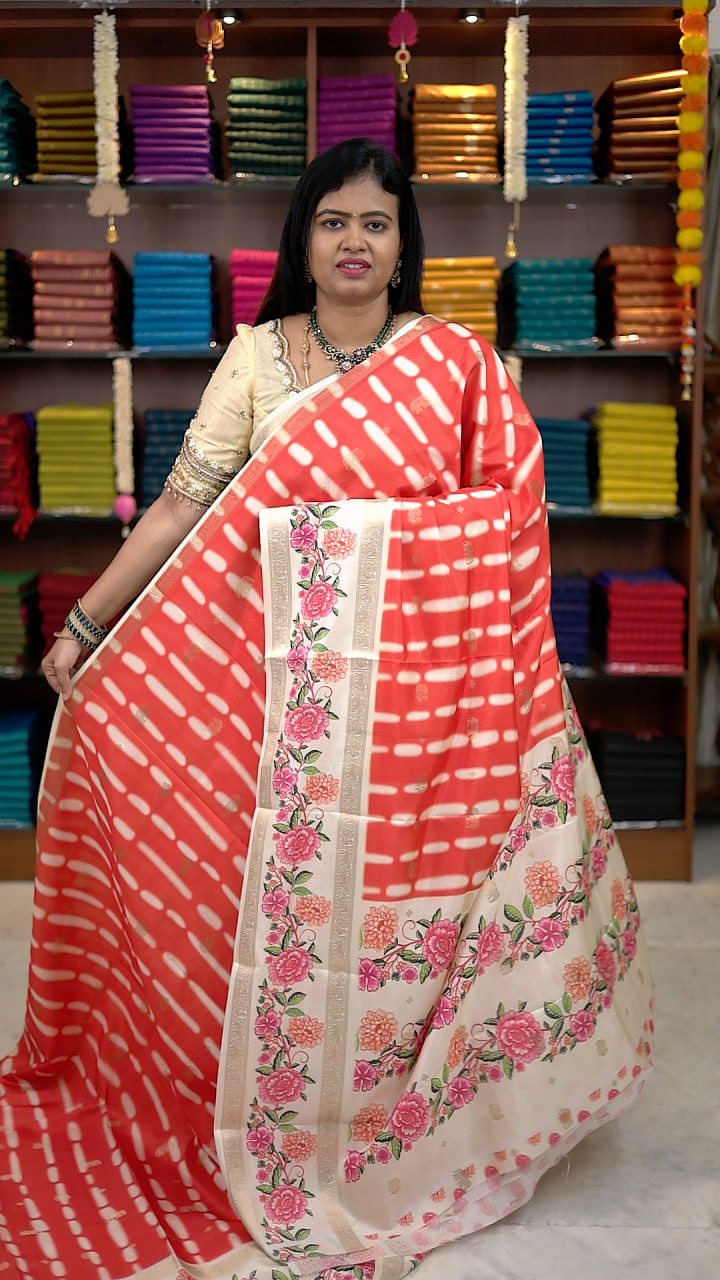 Shibori Silk Sarees
