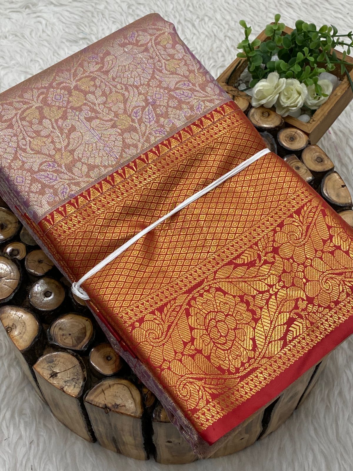 Tissue Bridal Sarees