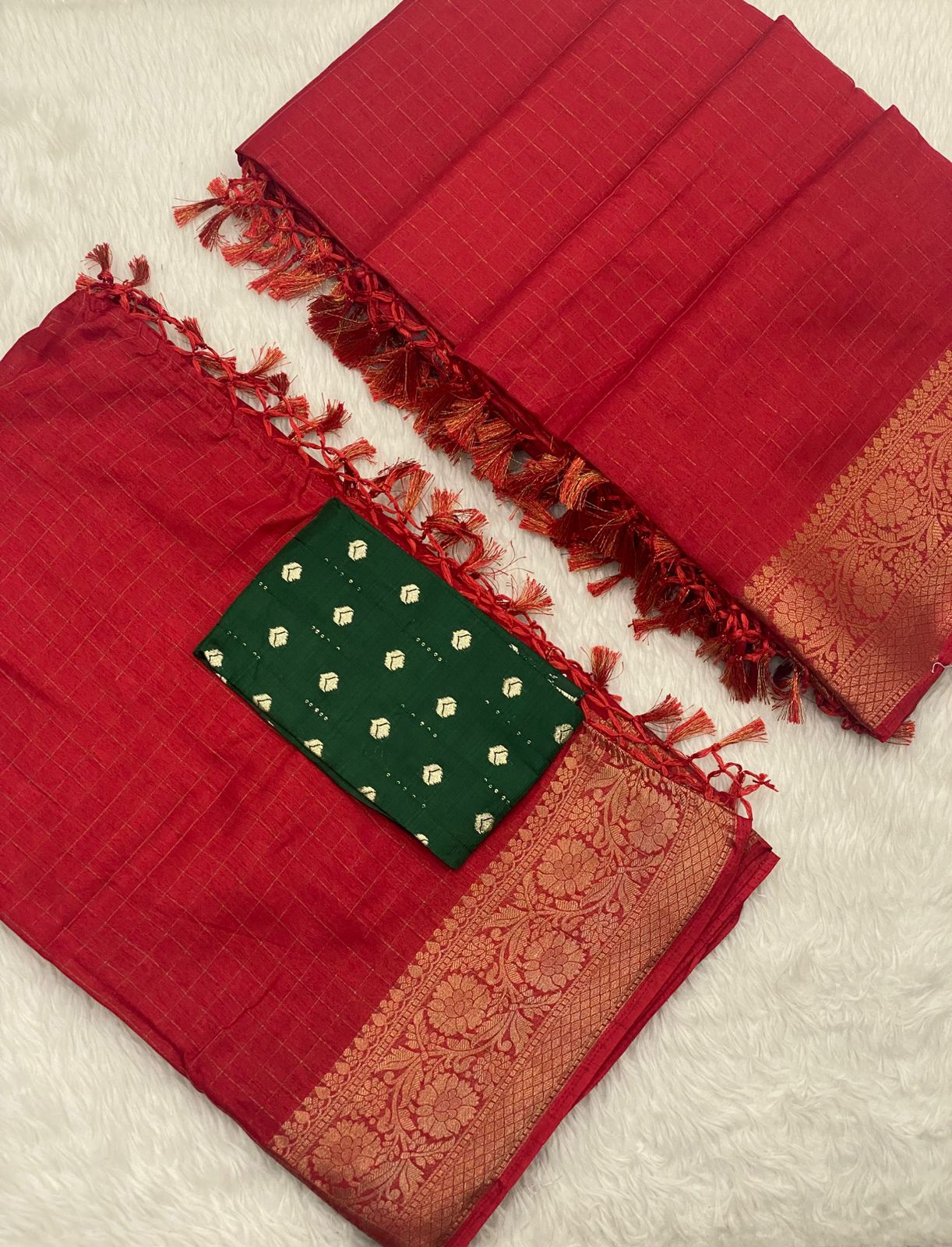 Semi Mysore Dola Crepe Saree