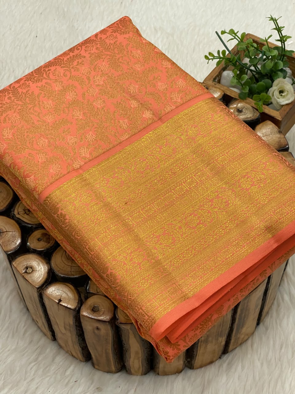 Pure Mix Brocade Bridal Saree
