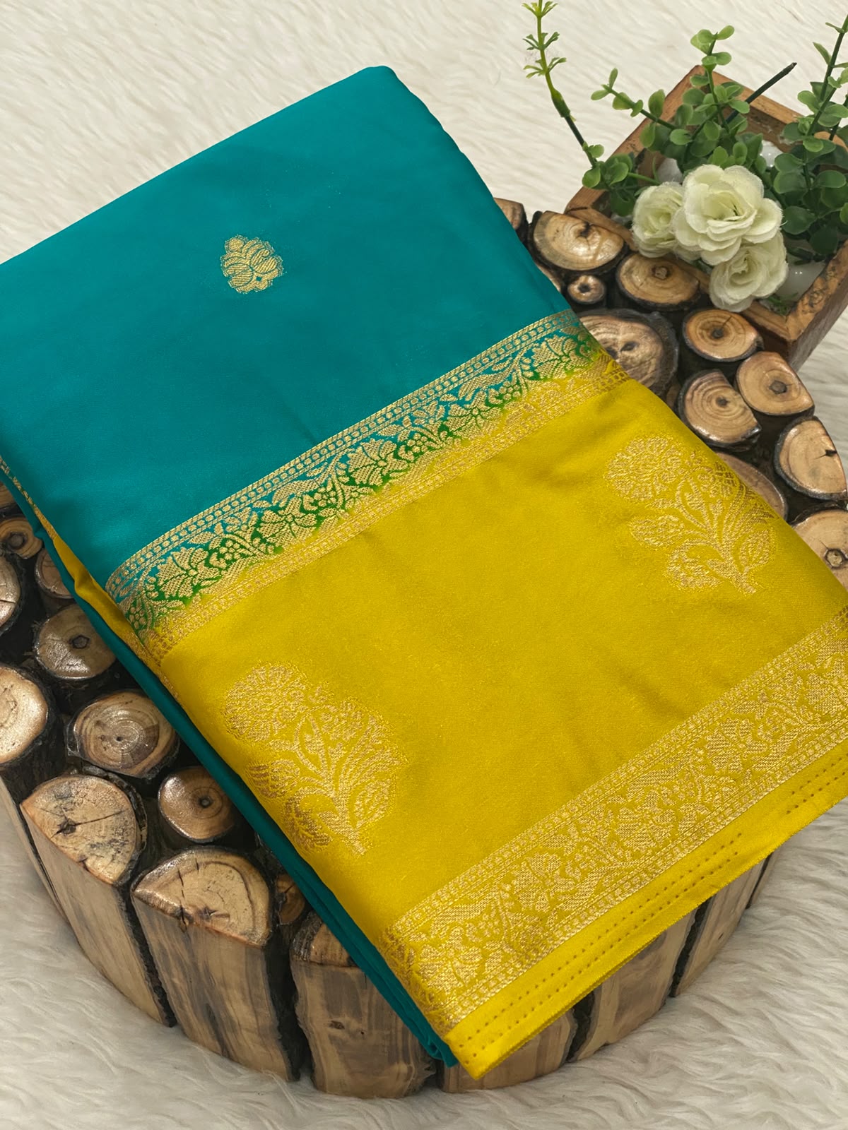 Premium Mysore Crepe Silk Sarees