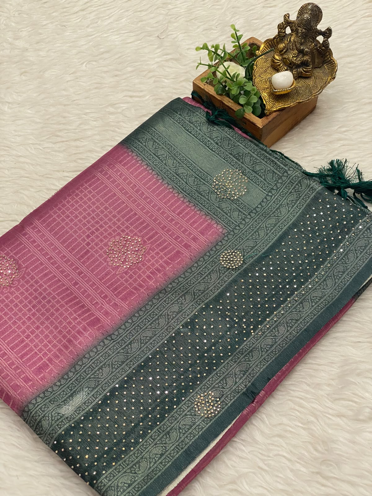 Softy With Stone Work Sarees