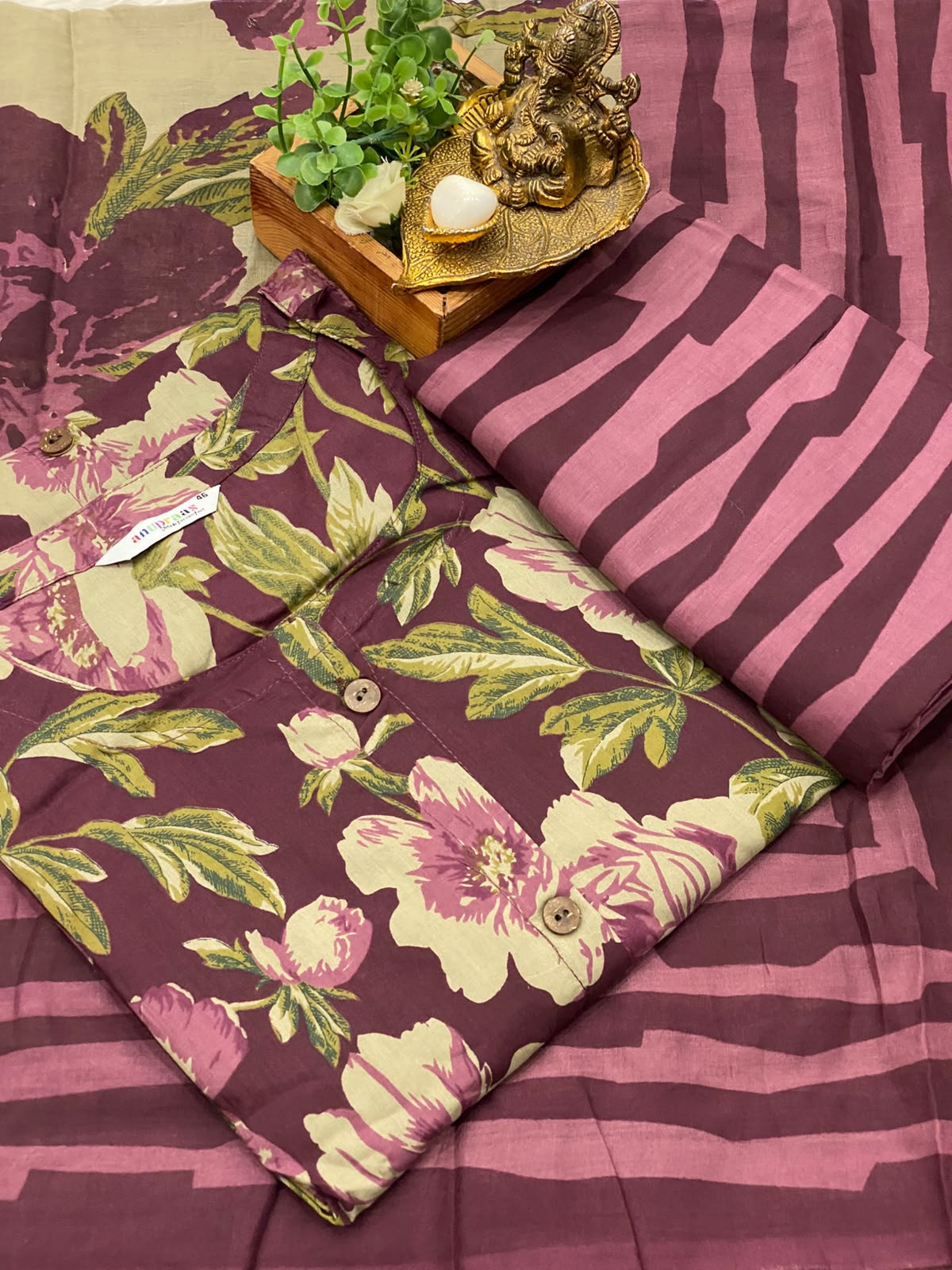 Cotton 3 pc Suits