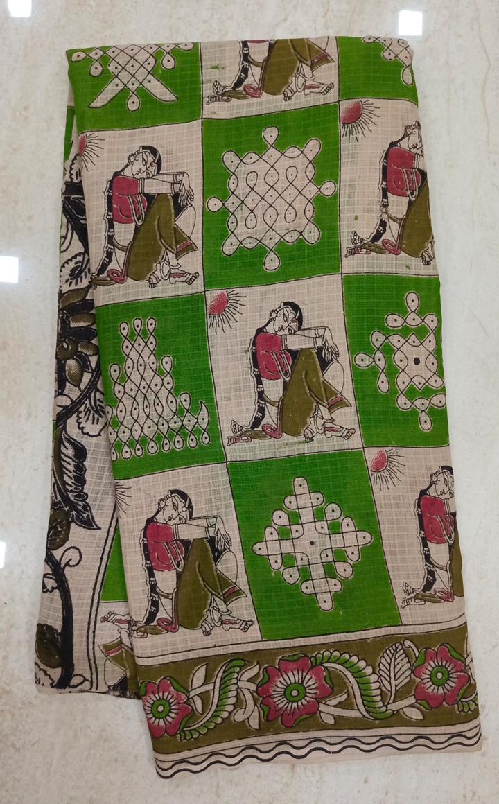 Kota net Kalamkari sarees