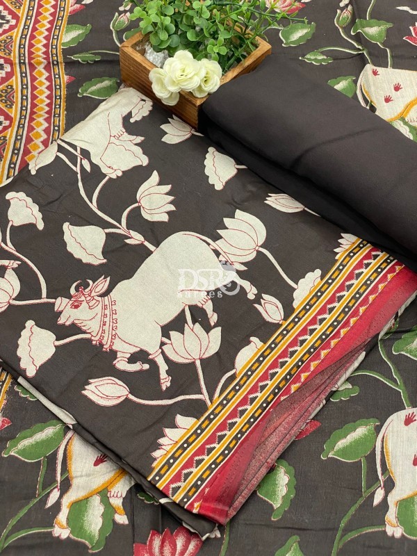 Semi Patola Silk salwar