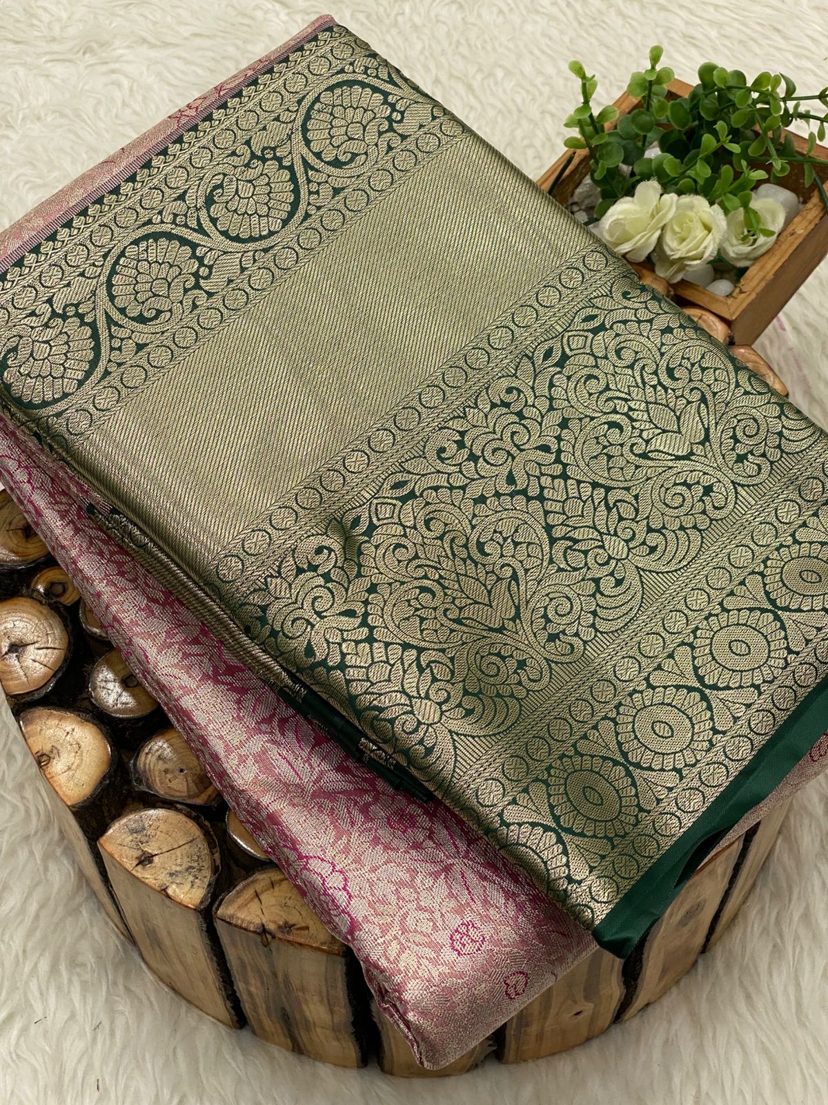 Tissue Bridal Sarees