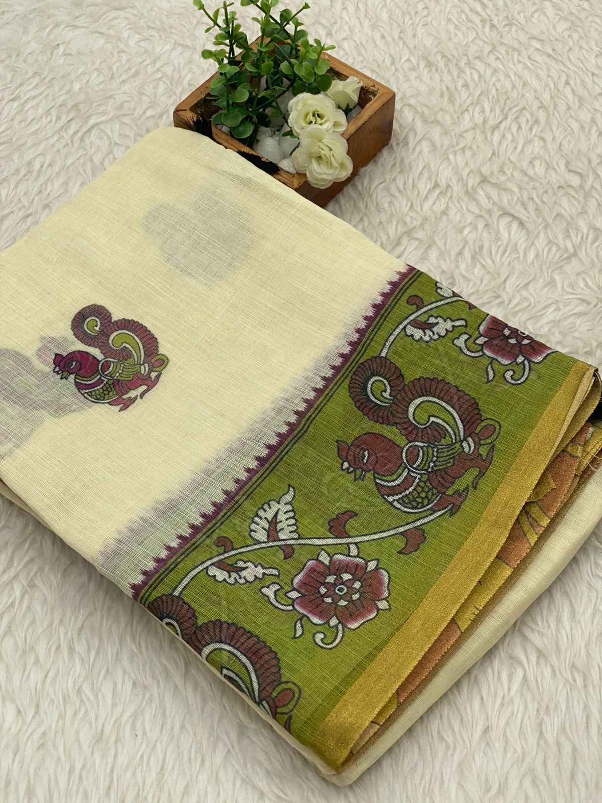 Linen cotton Sarees-vol2