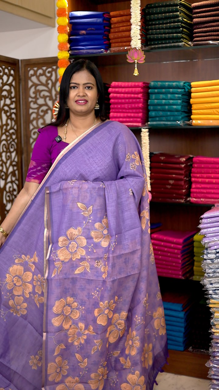 Linen Cotton Sarees