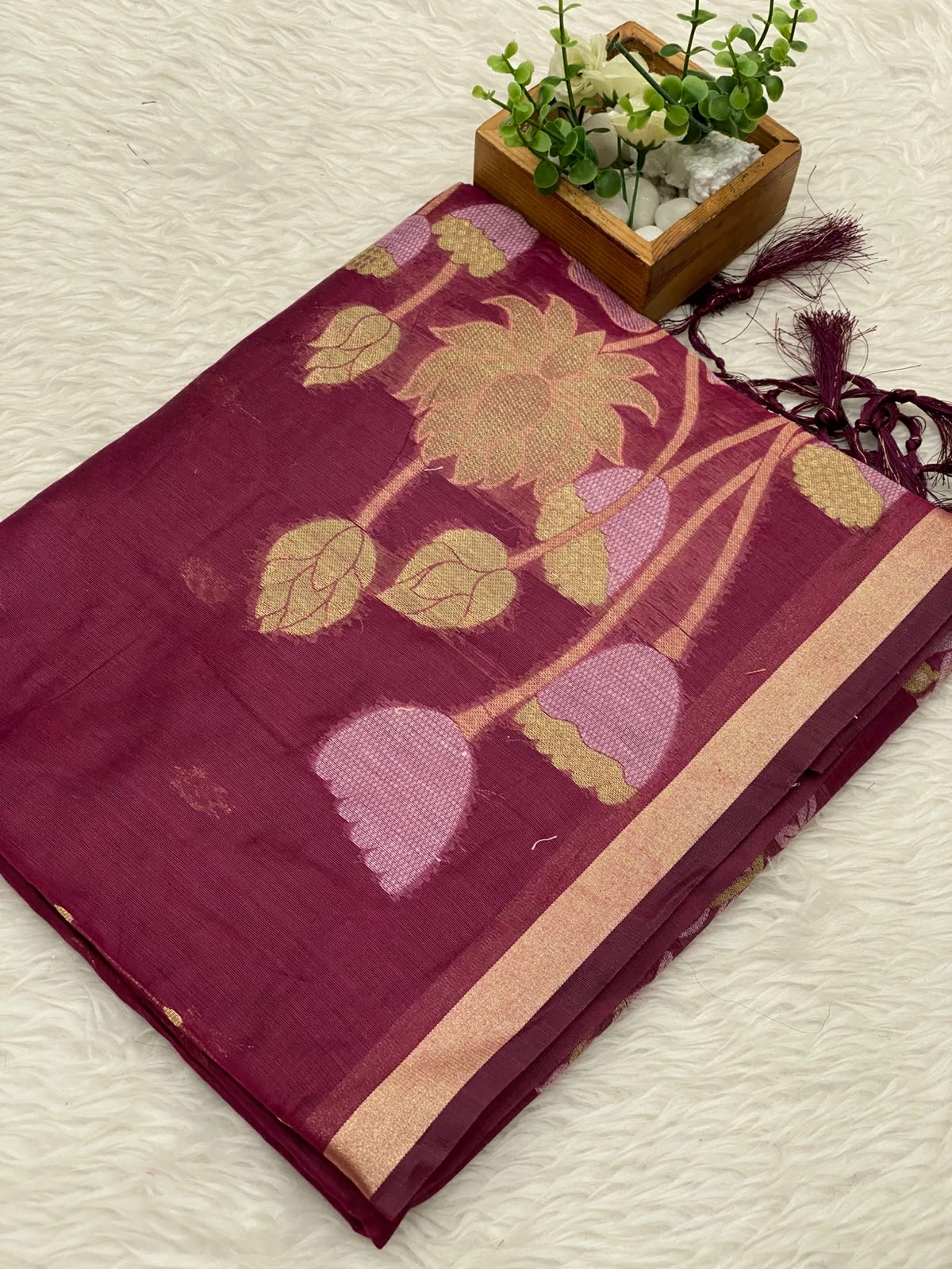 Jamdani Muslin Cotton Saree