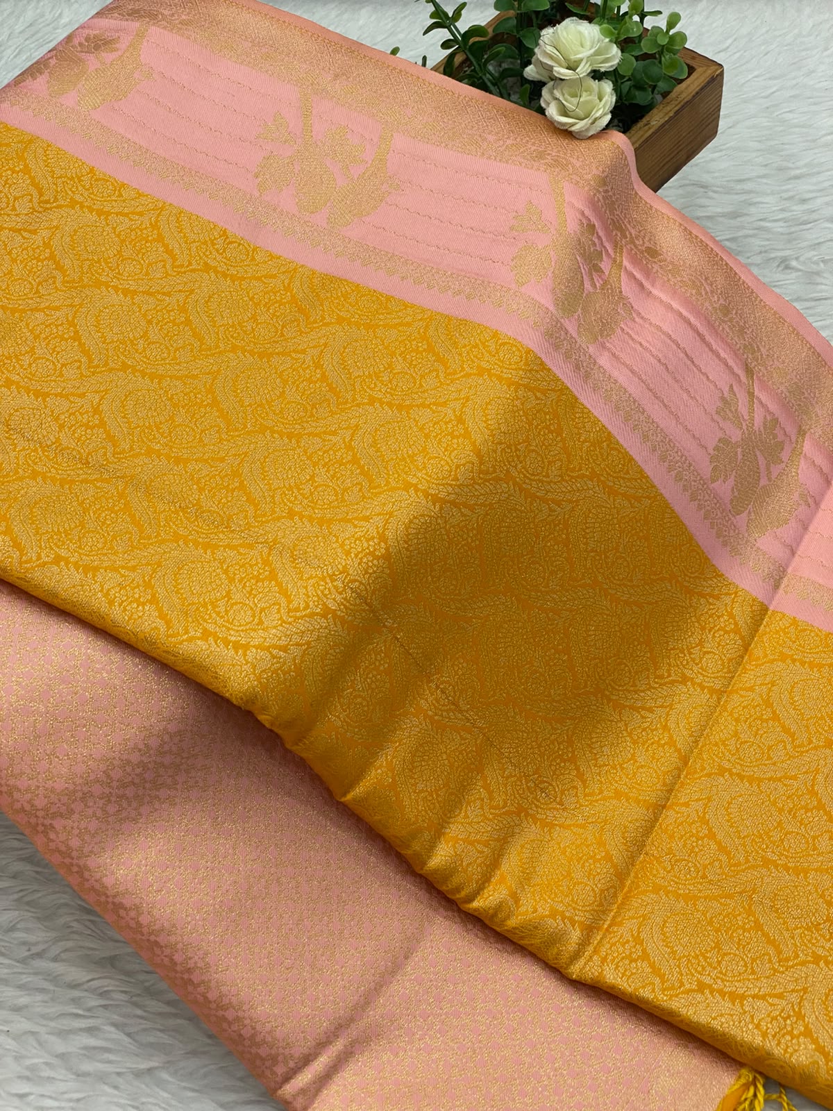 Premium Kanchi Brocade Silk Saree