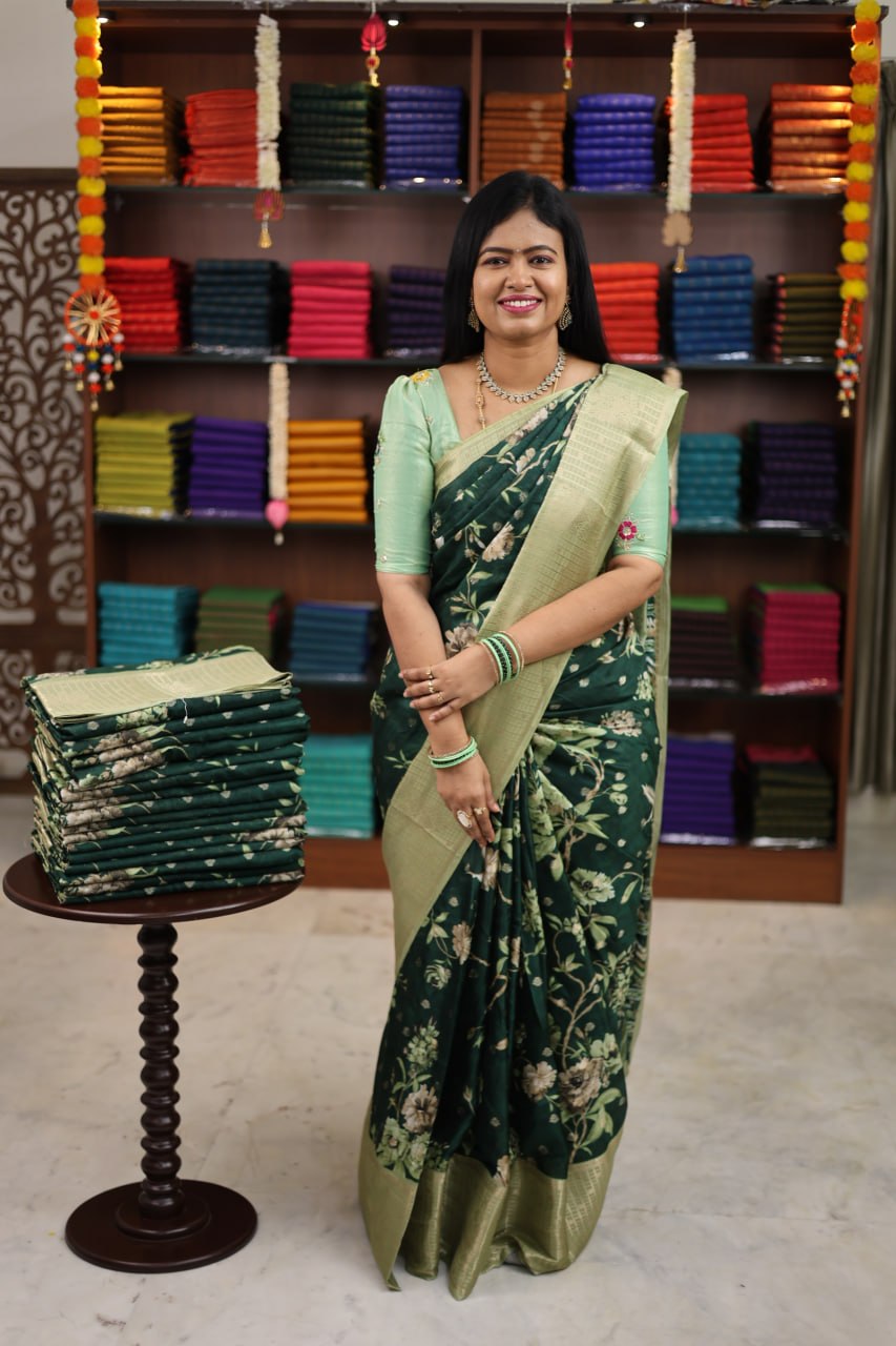 Viscose Chiffon Sarees - vol1
