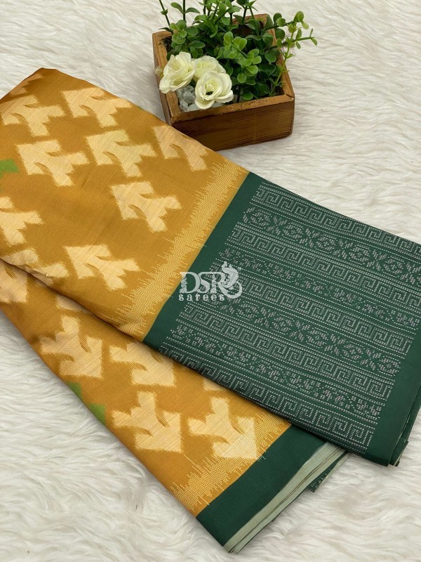Tussar Munga Silk Saree