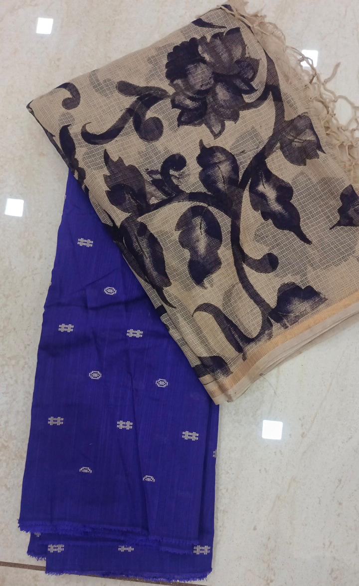 2 PC Unstitched Raw Silk Salwar