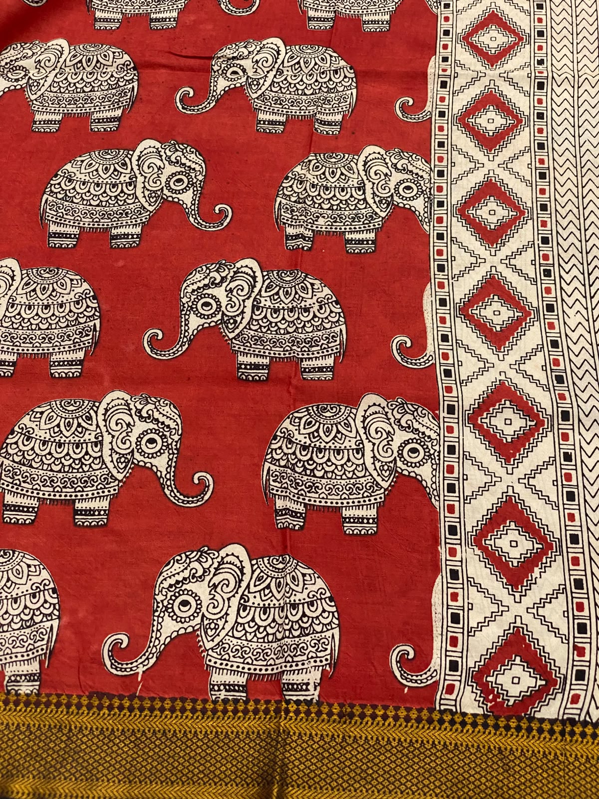 Nizam Border Kalamkari Duppata - vol1