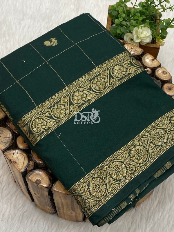 Semi Mysore Crepe Silk Saree