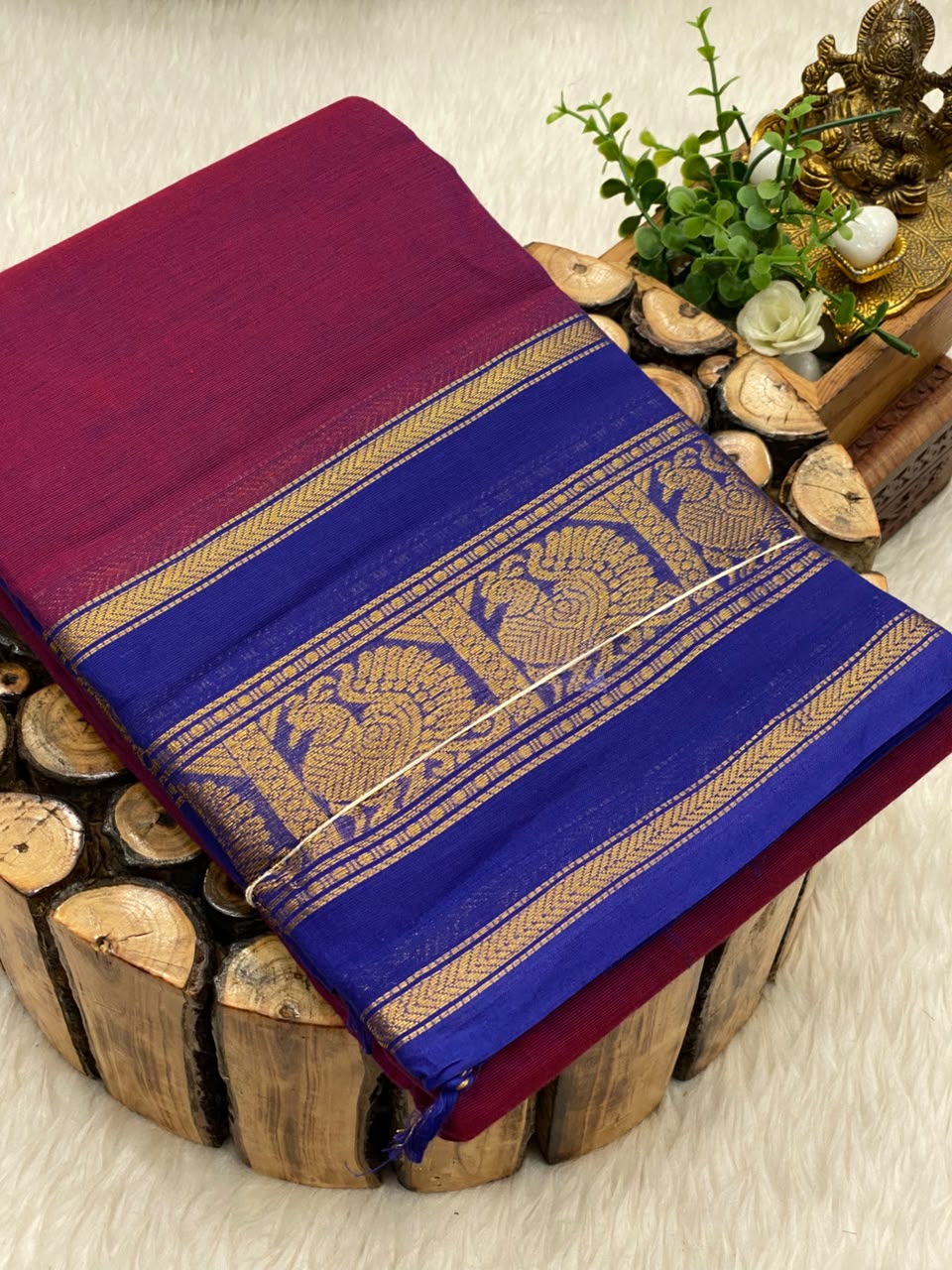 Chettinadu Cotton Sarees W/B