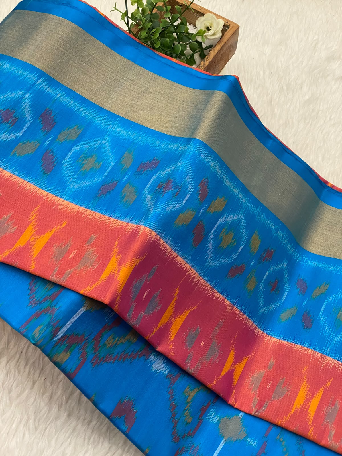Pure Silk Pochampally Pattu Saree