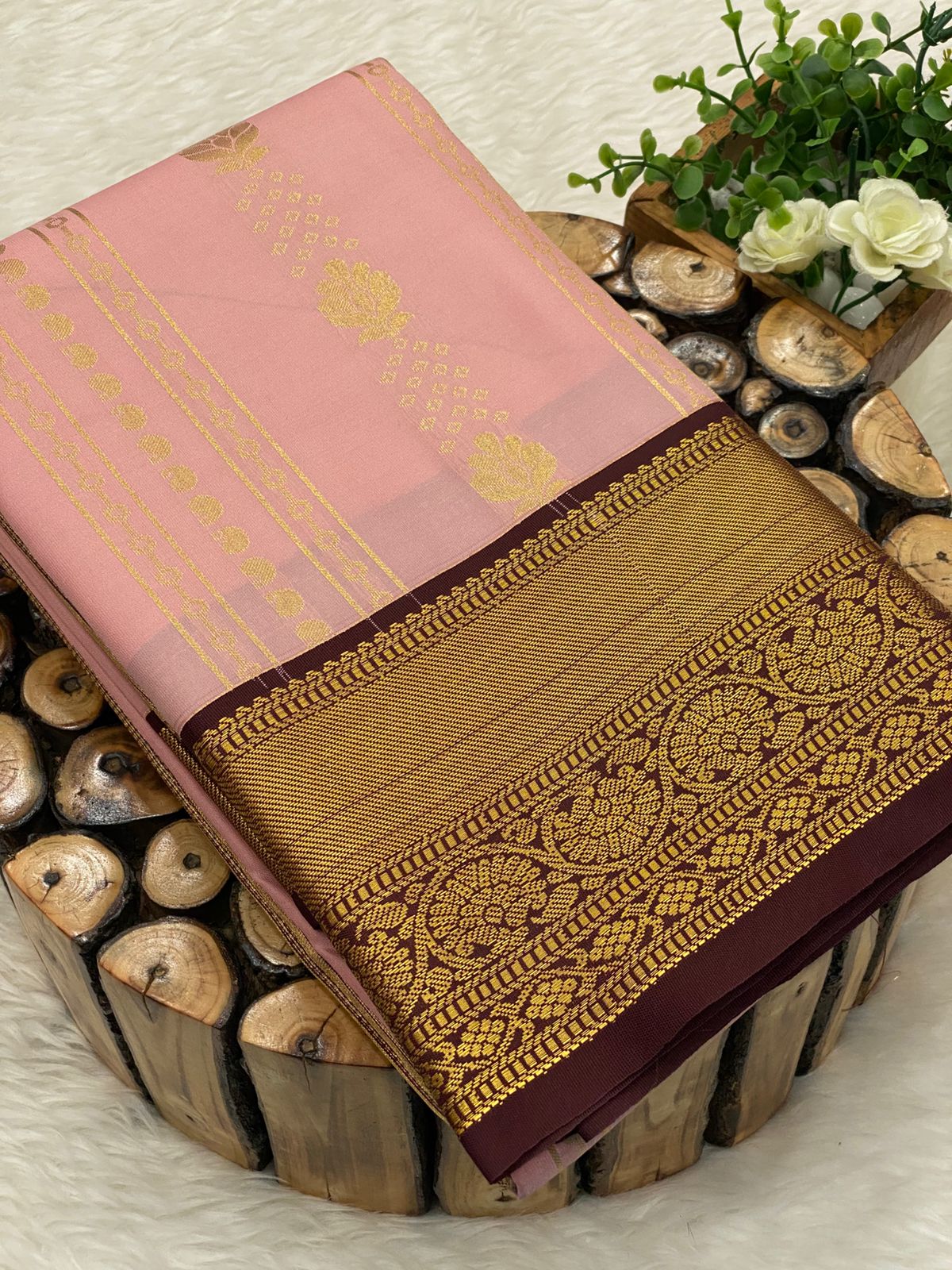 Premium Kanchi Korvai Border Saree-vol1