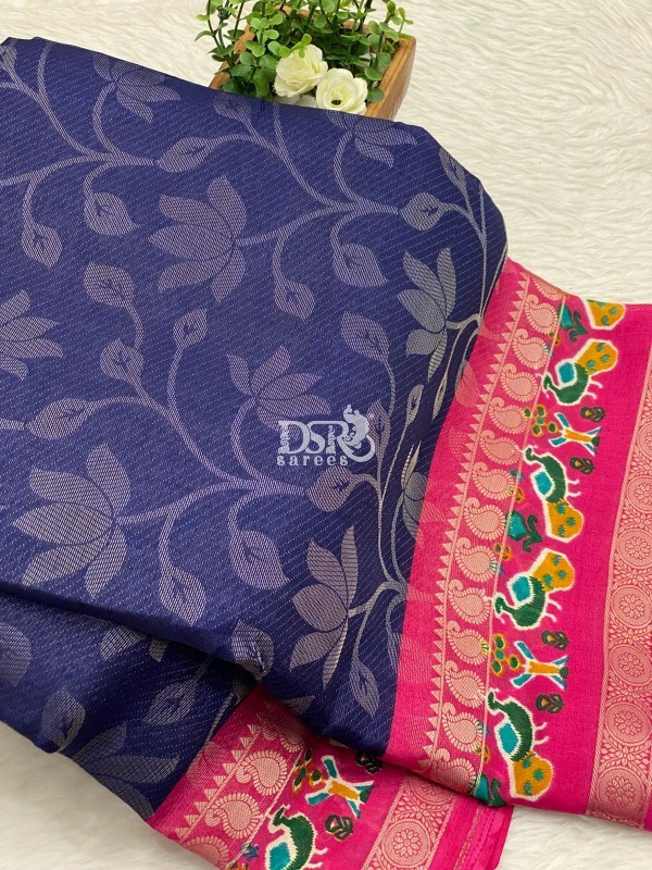 Viscose Tissue Chiffon Saree